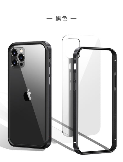 iPhone12系列 【TRA CASE】金屬TPU防摔雙用殼～防摔金屬邊框＋透明背版