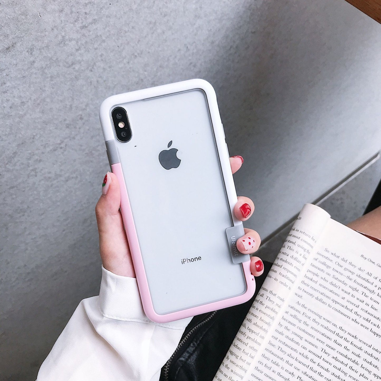 IPHONE【馬卡龍防摔邊框】雙材質厚實保護邊框，馬卡龍8色 / 支援iphone全型號