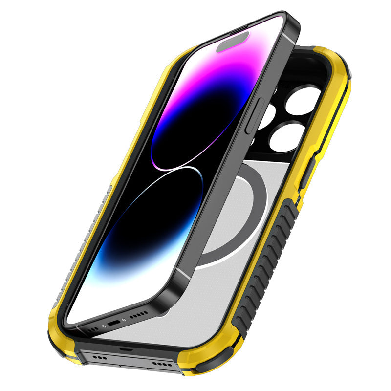 【THE ONE軍規金屬三防】 Magsafe磁吸金屬手機殼 TPU+鋁合金超強防摔殼 適用於 iPhone 15系列14系列