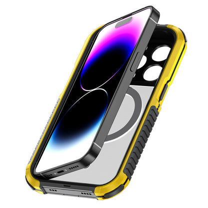 【THE ONE軍規金屬三防】 Magsafe磁吸金屬手機殼 TPU+鋁合金超強防摔殼 適用於 iPhone 15系列14系列