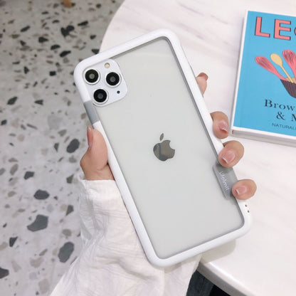 IPHONE【馬卡龍防摔邊框】雙材質厚實保護邊框，馬卡龍8色 / 支援iphone全型號