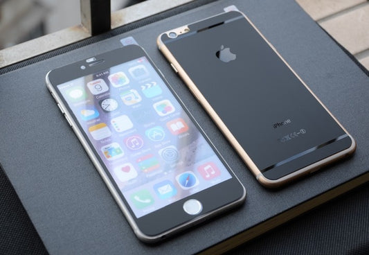 【VP吸血鬼】iphone 6/6s/6+/6s+肖光玻璃貼 (前後二片組) ＊消光黑/消光銀/消光金＊