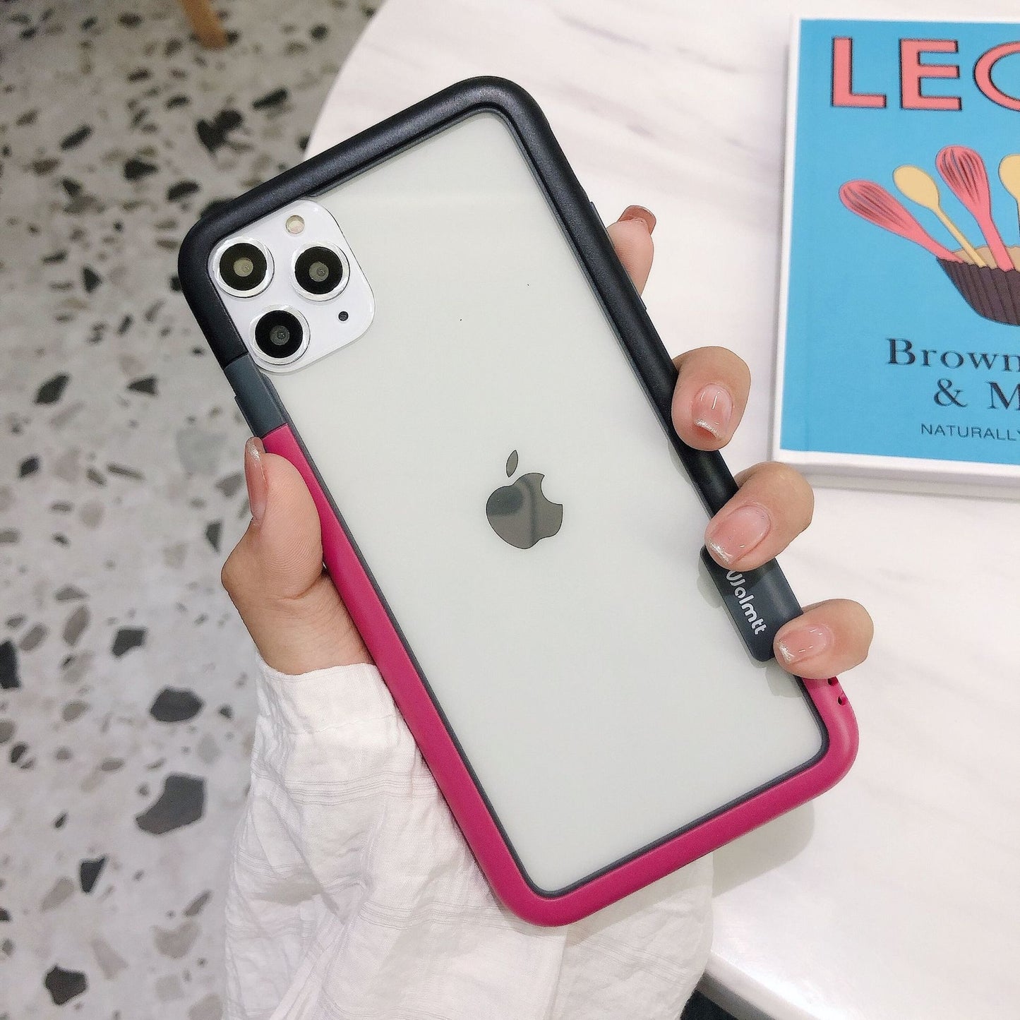 IPHONE【馬卡龍防摔邊框】雙材質厚實保護邊框，馬卡龍8色 / 支援iphone全型號