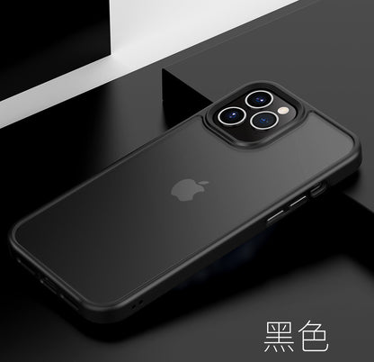 買一送一 iPhone鋁合金按鍵磨砂殼 【TPU+PC軍規防摔雙材質＋耐髒磨砂】升級鋁合金按鍵