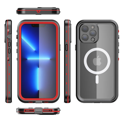 Vp吸血鬼【 magsafe磁吸防水盾】iPhone 13/13pro/13pro max/13mini 全新磁吸防水殼IP68 軍規防摔+深度3公尺潛水1小時
