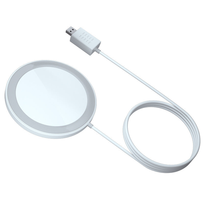 iphone 12系列 15w磁吸快速無線充電器 magsafe//無需對位，自動吸附充電，邊充電邊玩手機