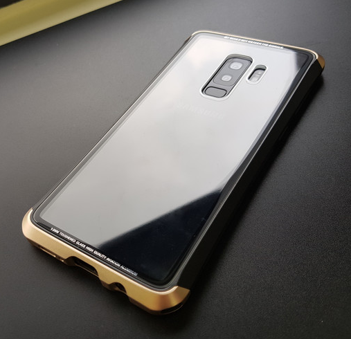 二代鋼盾 S9/S9+ 【鋁合金鋼化玻璃防摔殼】免螺絲雙材質 截斷金屬 訊號無阻