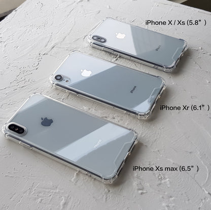 iPhone  【四角透明防摔殼】TPU+PC加強防摔，四角強化 全面保護