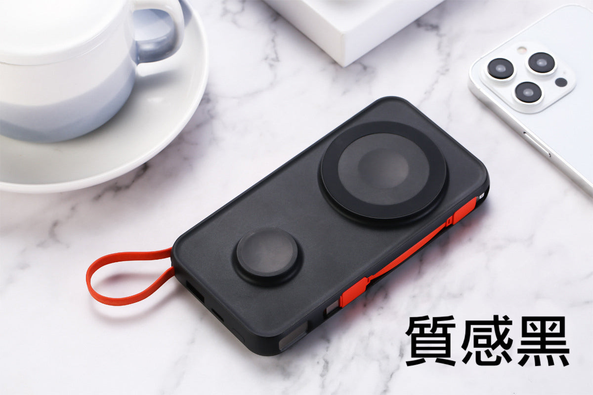 特價 KS20雙色無敵 22.5W磁吸行動電源 手錶、手機可用 雙向快充 磁吸行動電源10000mAh容量
