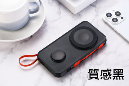 特價 KS20雙色無敵 22.5W磁吸行動電源 手錶、手機可用 雙向快充 磁吸行動電源10000mAh容量