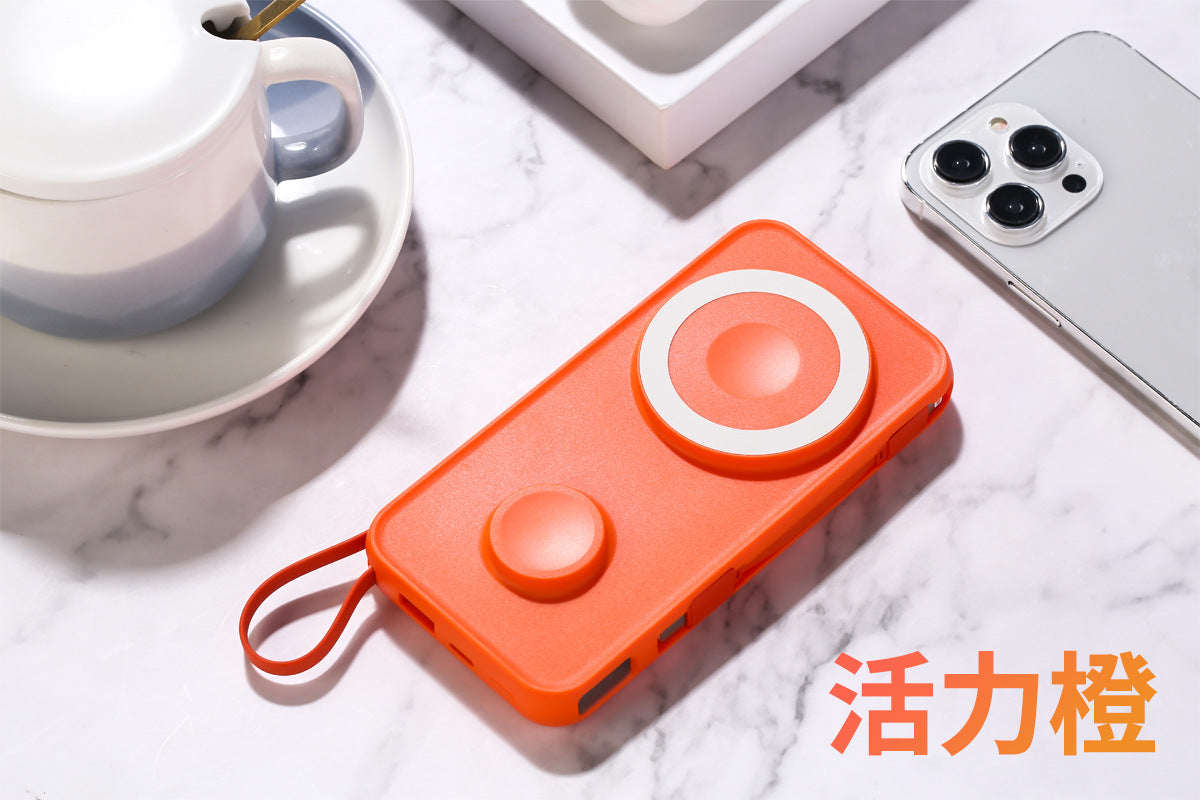 特價 KS20雙色無敵 22.5W磁吸行動電源 手錶、手機可用 雙向快充 磁吸行動電源10000mAh容量