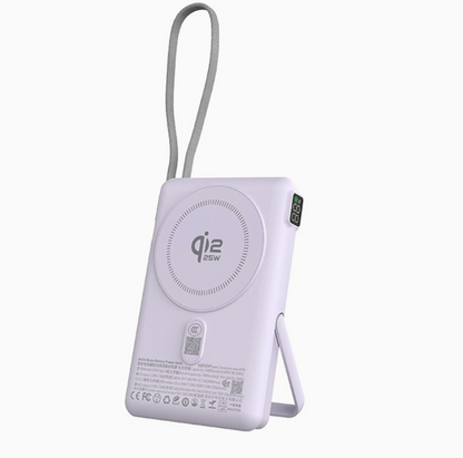 QI2超高速半固態防爆行動電源【25W快充10000mAh行動電源】25W快充＋三裝置同時充電，搭載高安全電芯設計，防爆不易起火，使用更安心。