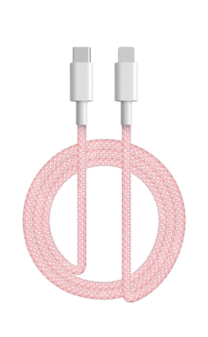 【 27W高速編織傳輸充電線】 適用於iPhone 15系列 TYPE-C TO TYPE-C 27WPD快充，可充電、傳輸