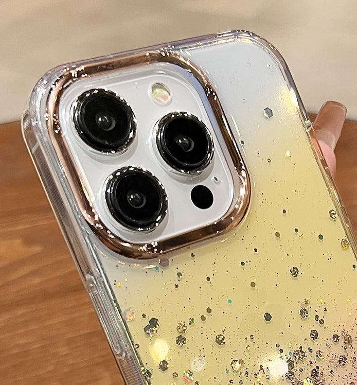 全新磁吸款【 iPhone閃耀星空 - 金屬鏡頭軟邊硬殼手機殼】  適用於 iPhone 16系列 15系列14系列13系列12系列