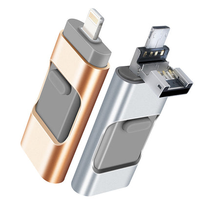 【多功能OTG四合一USB3.0高速隨身碟】、手機專用OTG碟，大容量傳輸存取超方便，有了它 手機擴大容量超easy