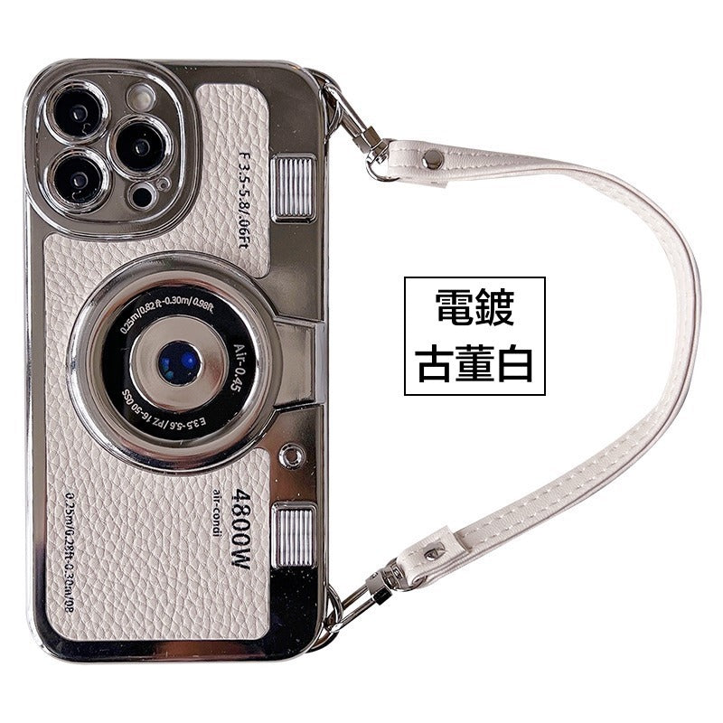 iPhone系列創意背袋防摔殼【電鍍相機殼】TPU軟殼