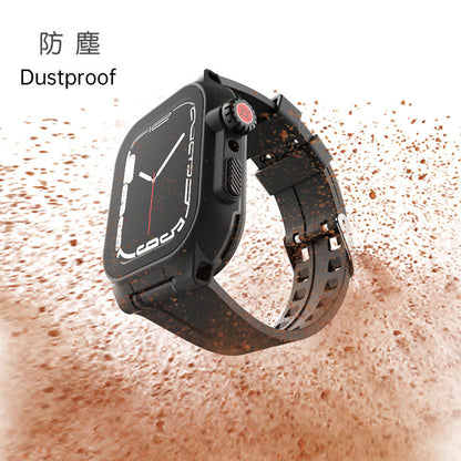 【iWatch S8/S7淺水盾】 IP68 軍規防摔+使用此潛水殼加上iwatch本身的防水功能，可以加強到20M以上潛水深度
