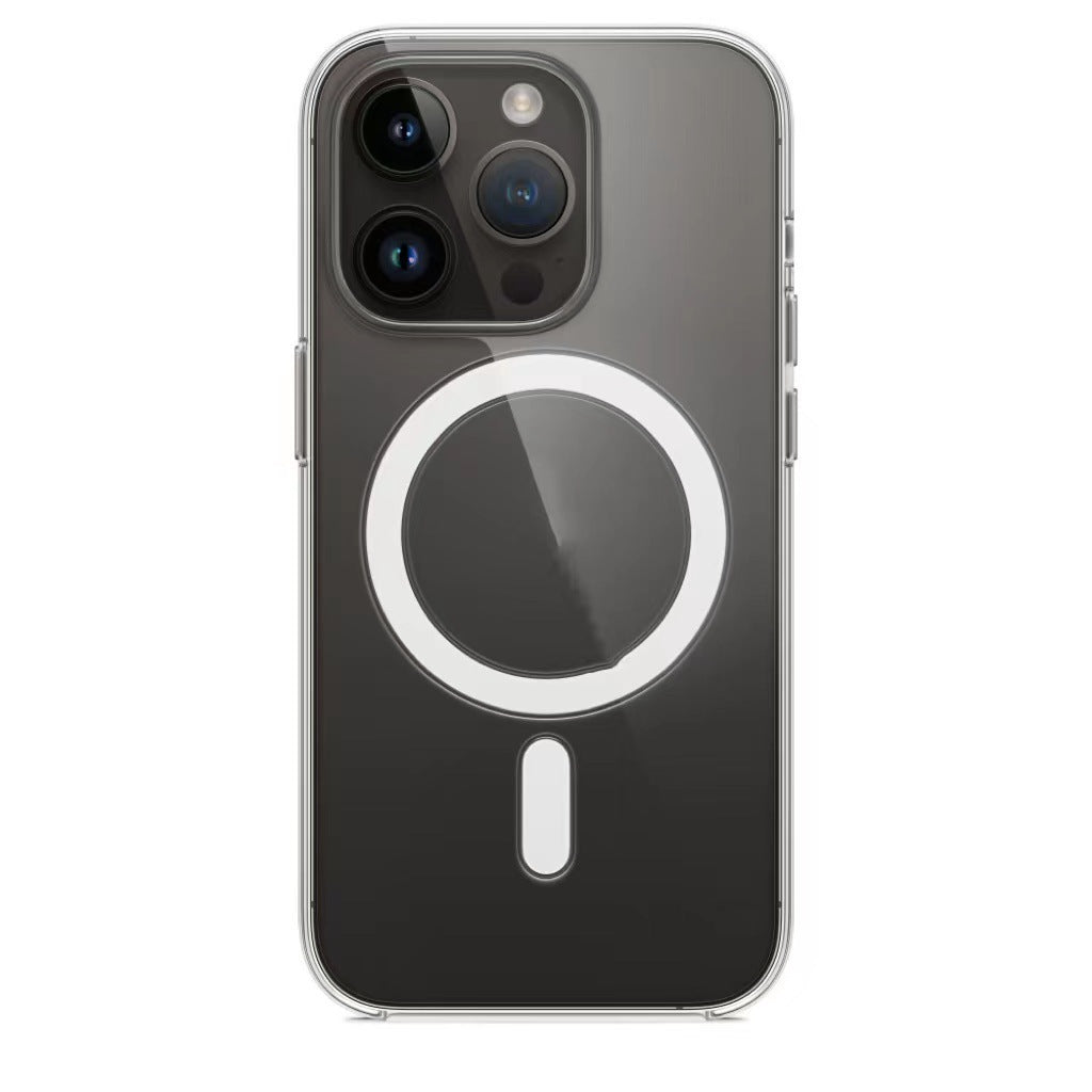 iPhone磁吸透明保護殼 【增加magasafe磁力吸附】支援蘋果全型號