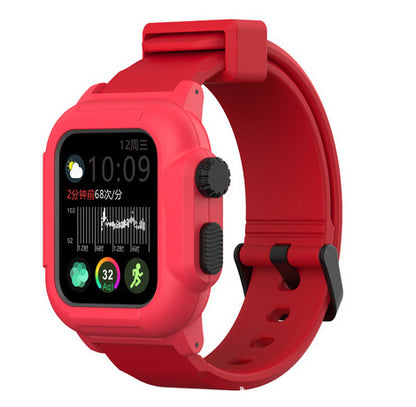 【 iWatch淺水盾】iWatch 全系列 IP68 軍規防摔+使用此潛水殼加上iwatch本身的防水功能，可以加強到20M以上潛水深度