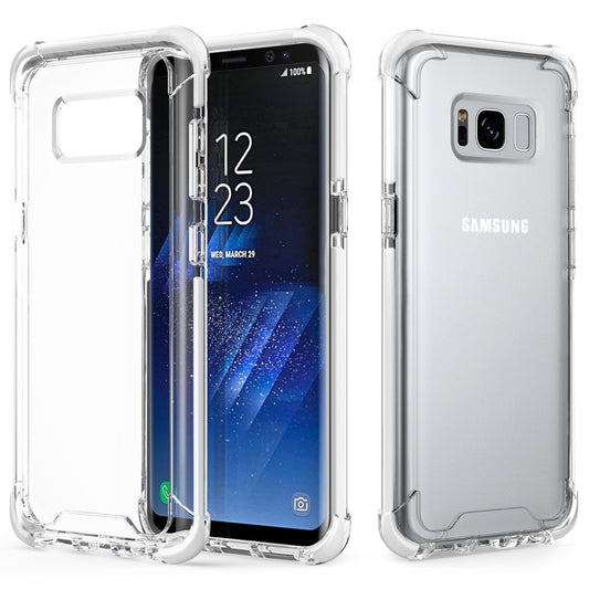 【四角強化防摔殼】透明加厚版 S8 / S8+ 超強防摔，四角包邊強效抗衝擊