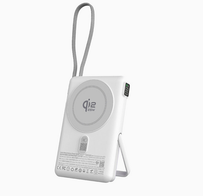 QI2超高速半固態防爆行動電源【25W快充10000mAh行動電源】25W快充＋三裝置同時充電，搭載高安全電芯設計，防爆不易起火，使用更安心。