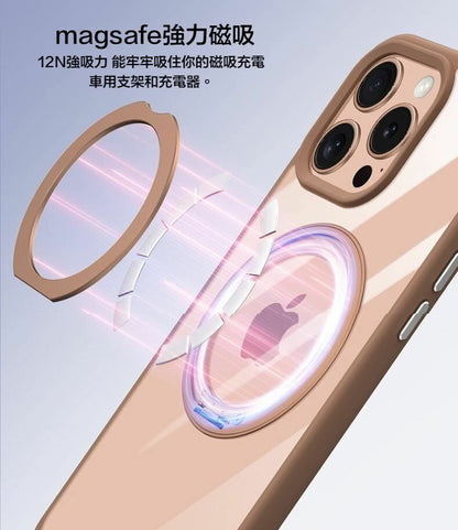 【VP吸血鬼】多功能四合一殼 隱形掛繩孔＋360旋轉支架＋強力磁吸＋高阻尼支架 適用於 iPhone 17系列16系列15系列14系列