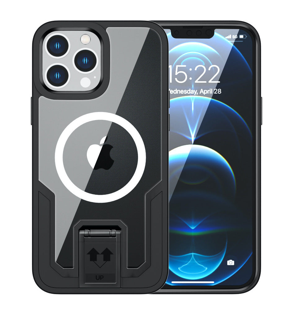 VP吸血鬼 iPhone 14/14Pro/14Plus/14pro Max【磁吸折疊支架軍規防摔殼】