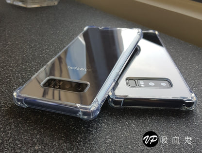 NOTE9/NOTE8 【四角強化防摔殼超值組合】  超強防摔，四角強效防摔殼＋3D內縮滿版玻璃保護貼＋鏡頭保護套