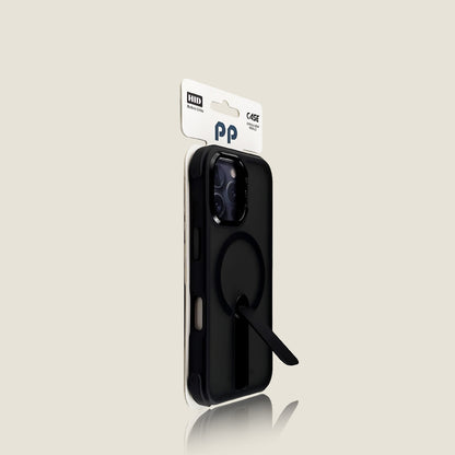 【直立旋轉支架】多巴胺超美色 iphone 雙倍增厚邊角磁吸防摔殼