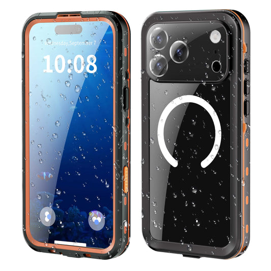 Vp吸血鬼【 magsafe磁吸防水盾】iPhone 17系列磁吸防水殼IP68 軍規防摔+深度3公尺潛水1小時